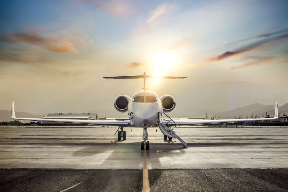 An aircraft ready for the next stage of a journey