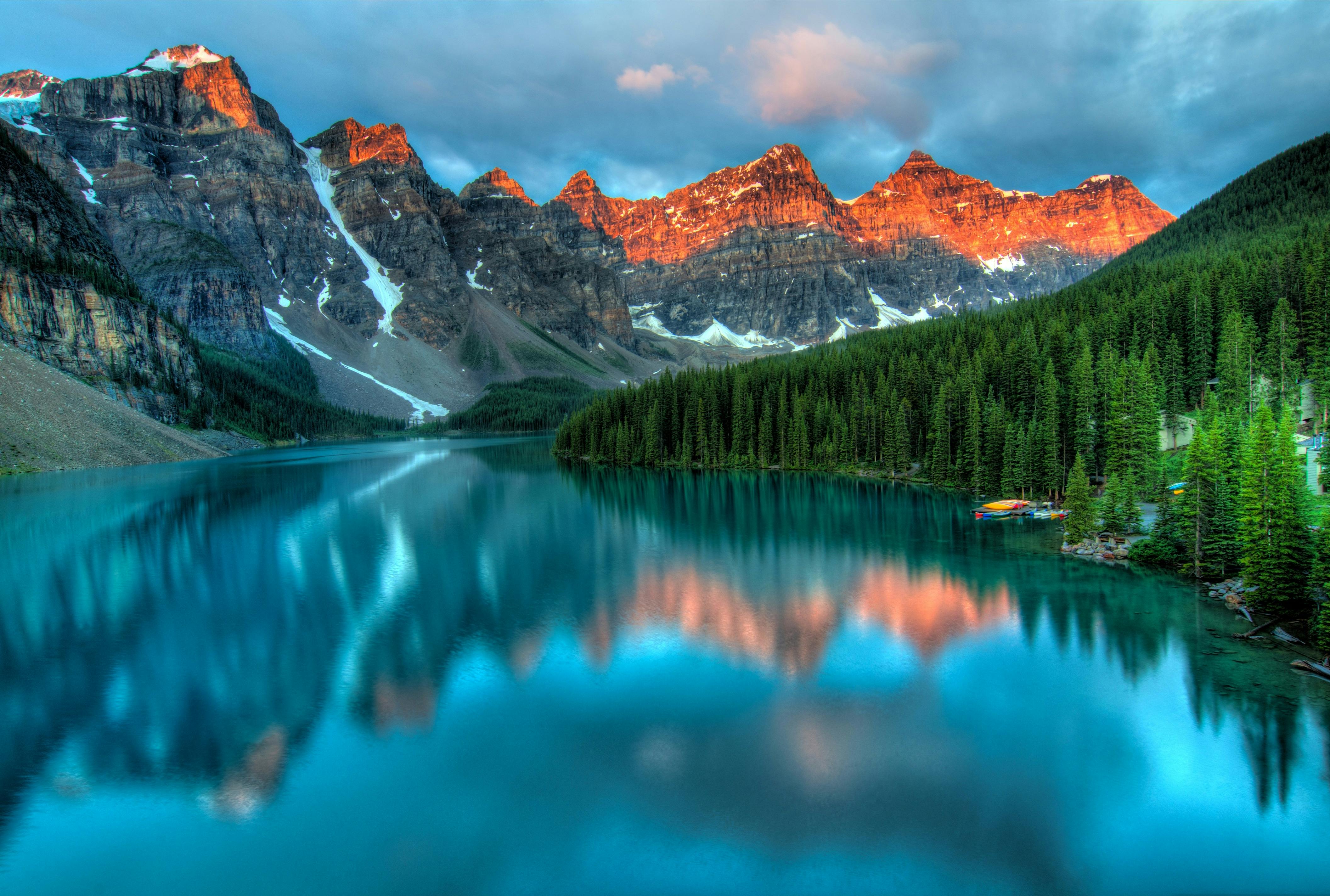 Lake and Mountains